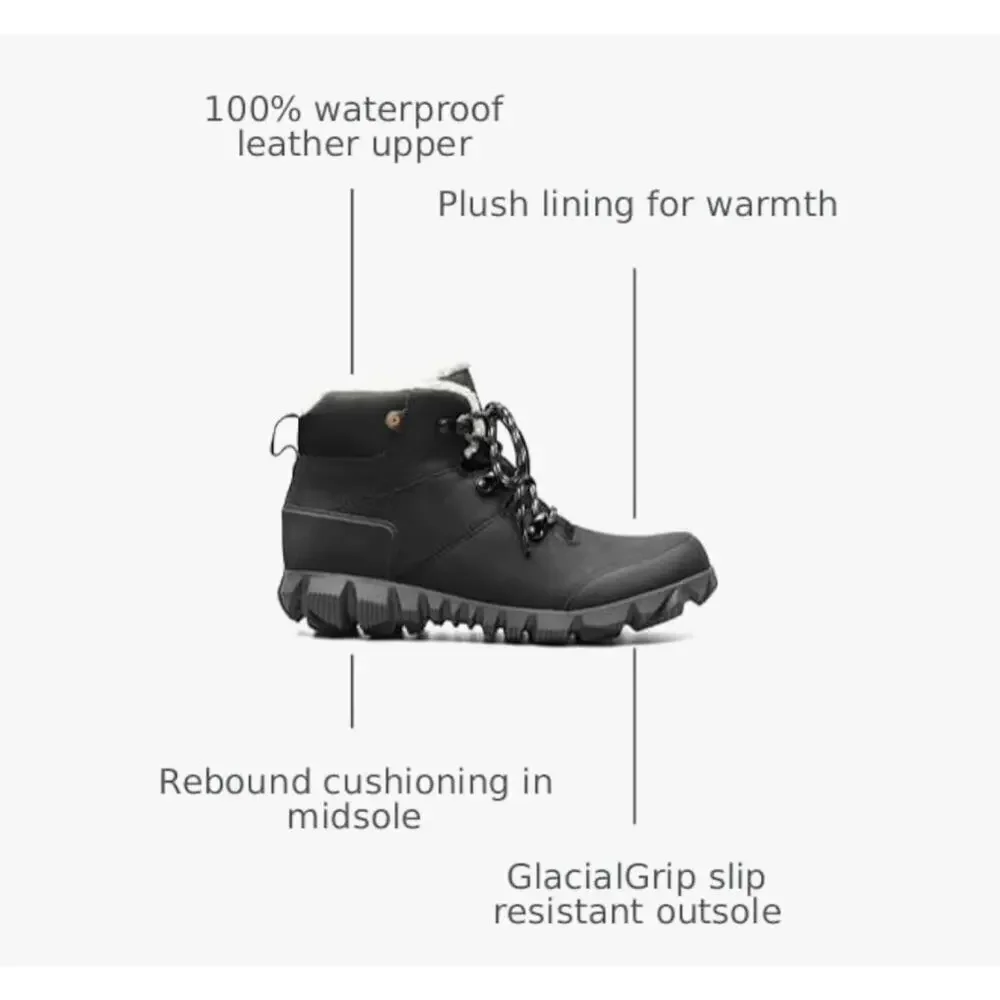 BOGS Arcata Urban leather mid winter boot Waterproof Insulated Women’s Size 7